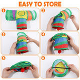 Sofier Guinea Pig Toys Tunnel Hideout Cage Accessories Chew Toys for Hamster Rabbit Ferret Rat Chinchilla Hedgehog Enrichment Playpen Boredom