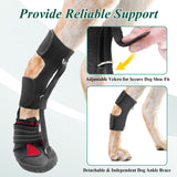 Strap-On Drop Foot Brace (No Knuckling Boot Brace) for Dogs— Corrective Dog Shoes to Safely Lift Toes for Foot Issues, Arthritis, and improving Walking gait in Dogs(XL)