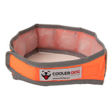 CoolerDog Hi-Vis Cooling Dog Collar for Medium Dogs – Reflective Re-Freezable Ice Collar for Hot Weather & Heat Relief (Orange, Medium)