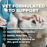 Mighty Petz Ear Cleaner + Multivitamin Chews for Dogs