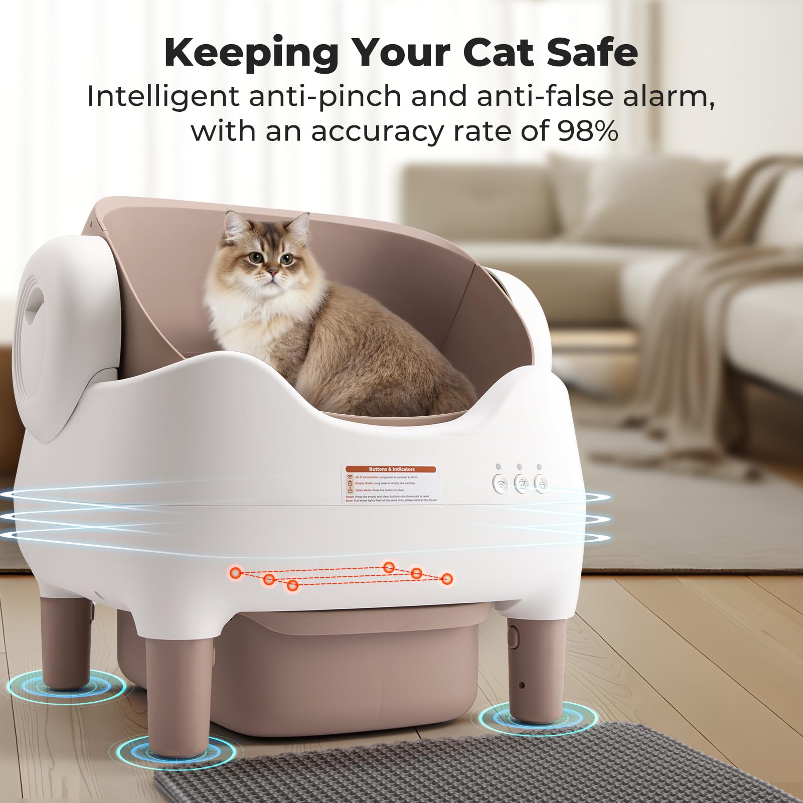 KITPLUS Self Cleaning Litter Box, Automatic Cat Litter Box with APP Co –  Dog Pawshop