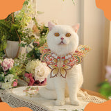 Leo Kitty New Year Pet Outfit for Cats & Small Dogs — Hand-Embroidered Koi-Motif Costume, Warm Yet Breathable Collar Clothing, Gift-Ready