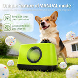 JDXSZ Automatic Dog Ball Launcher: Upgraded Auto/Manual Pet Ball Thrower Toy for Dog Indoor/Outdoor Play Include 4 Chew-Resistant Balls - Home,Park,Yard Dog Self Play Companion for Dog Parent