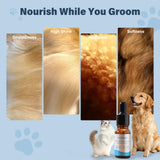 Pawimood Pet Steam Brush for Dogs & Cats | Self-Cleaning Dog Steam Brush with 3 Brushes & Spray Function | Cat Steam Brush for Shedding, Dematting & Grooming | Includes Pet Essence