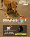 Xeuch Interactive Dog Toys, Automatic Moving and Rolling LED Light Up Dogs Ball with Rope, Motion-Activated Wicked Ball for Small Medium Pup, Stimulation Toy for Boredom Relief
