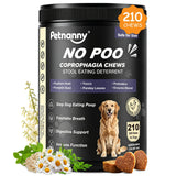 Petnanny No Poo Chews for Dogs - Stool Eating Deterrent with Prebiotics