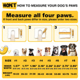 Hcpet Dog Shoes, Dog Boots for Large Dogs, Waterproof Dog Booties Paw Protector for Summer Hot Pavement, Winter Snowy Day, Outdoor Walking, Indoor Hardfloors Anti Slip Sole Black Size 6