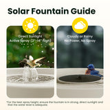 Birdfy Smart Bird Bath with Camera, Solar Powered & Fountain, 2K AI Camera
