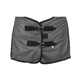 Horse Blanket 600D Ripstop Winter Turnout Blanket, 250 GSM Polyfill, 100% Waterproof & Breathable, Cold Weather Horse Blanket with Secure Fit (Grey w/Black Trim),Size-78