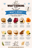 What's Barking Soft Bites Dog Treats, Blueberry Beetroot, Non-GMO