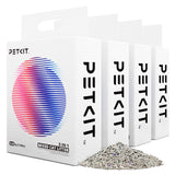 PETKIT Mixed Cat Litter Fast Clumping,Flushable,Ultra Absorbent, 100% Natural Ingredients Litter,Water Dissolvable,Really Dust-Free,Low Tracking Bentonite Tofu Litter ( 7.9 lb×4 Bags)