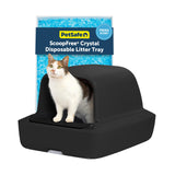 PetSafe ScoopFree Crystal Pro Self-Cleaning Litter Box, Black