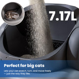 Neakasa M1 Plus Open-Top Self Cleaning Cat Litter Box with Cat Step