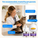 Barkwave Cat Calming Pheromone Diffuser Kit, Stress Relief, 1 Plug-in 2 Refills