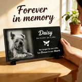 Overket Personalized Pet Memorial Stone, Custom Dog & Cat Headstone