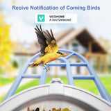 Squirrel Feeder with Camera Solar Powered,Bird Feeder Camera with AI Identify Birds Species,1080P HD Squirrel House with Camera Auto Capture &Videos,Free 64GB SD Card,Ideal Gift for Bird Lovers