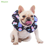 PetWarm Dog Recovery Collar, Recovery Collar for Dogs, Lightweight Soft Flower Design, Comfortable Neck Protector Helps Discourage Licking, Post-Visit Protective Collars, Cosmic Print, Purple, S