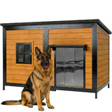 BuddyManor 59" Dog House, Extra Large Dog House with Weatherproof Roof for Outdoor Use, Easy to Install and Clean, Anti-Chewing Metal Frame Design for Small Medium Large Dogs