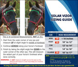 EquiVizor Solar Vizor Horse Fly Mask (Size COB), Superior UV Eye Protection to 100% for Horses with Uveitis, Photosensitivity, Ulcer, Head Shaking