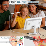 Otoscope Camera - with 10” Screen Otoscope Ear Camera - 1080P HD Ear Camera - 6 LED Lights for Adult and Pet - Support Photo & Video - Type-C Charging with Computer (White)