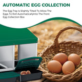 Garvee Chicken Nesting Boxes, 4 Hole Roll-Away Nesting Boxes for Chickens Coop with Perch, Hens, Ducks & Other Poultry,Egg Laying Box with Lid Cover to Protect Eggs,Easy to Assemble