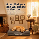 The Dog’s Bed Orthopedic Memory Foam Dog Bed with Bolsters for XL Dogs