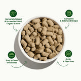 smallbatch Freeze Dried Raw Dog Food, Grass-Fed Beef Small Bites 7 oz