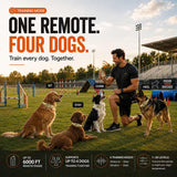 Htcuto Wireless Dog Fence System for 2 Dogs Electric Dog Fence