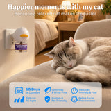 Barkwave Cat Calming Pheromone Diffuser Kit, Stress Relief, 1 Plug-in 2 Refills