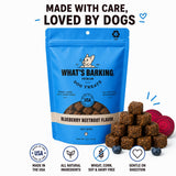 What's Barking Soft Bites Dog Treats, Blueberry Beetroot, Non-GMO