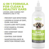 Mighty Petz Dog Ear Cleaner Solution 2-in-1 Oatmeal Dog Shampoo and Conditioner Bundle
