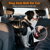 PetBonus Dog Seat Belt for Car, Durable Rope Dog Car Harness for Vehicle