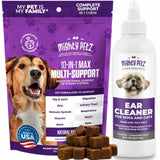 Mighty Petz Ear Cleaner + Multivitamin Chews for Dogs