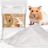 Sukh 14 OZ Hamster Sand Bath - Whit Fine Sand Hamster Bedding Reptile Silica Sand Gerbil Hideout for Hamster Chinchillas Gerbil Syrian Mice Small Animals Small Pets