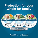 Seresto Cat Vet-Recommended Flea & Tick Treatment & Prevention Collar for Cats, 8 Months Protection | (Pack of 2)