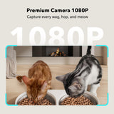PETLIBRO Automatic Cat Feeder with Camera for Two Cats, 1080P HD Video with Night Vision, 5G WiFi Pet Feeder with Phone APP Control, 2-Way Audio for Cat & Dog, Low Food & Motion & Sound Alerts