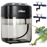 Oiibo Reptile Mister Fogger, 2.2L Solo Adjustable Starter Mister for Reptile Terrariums, Programmable Misting System with High Pressure Silent Pump & 2PCS Nozzles for Reptiles Amphibians