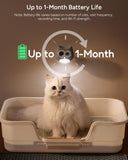 SiiPet Litter Box Camera – AI Cat Health Monitoring, Records Cat's Toileting Behavior, Abnormal Alerts, Fits Automatic & Standard Litter Boxes, Multi-Cat Support, Cat Cam with Night Vision(Grey)