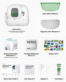 PETKIT 2025 Purobot Max Pro AI-Camera Self Cleaning Cat Litter Box, 210° Wide Angle Lens Night Vision Cat Facial Recognition Automatic Litter Box with 5G WiFi App Control Odor-Free