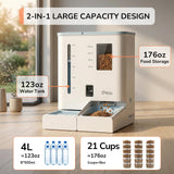 iPettie Camera Automatic Cat Feeder and Water Dispenser, 5G/2.4GHz WiFi