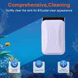 lounginglife Fish Tank Cleaner Kit, Gravel Vacuum for Aquarium, Fish Tank Aquarium Vacuum Gravel Cleaner, Aquarium Siphon with Magnetic Fish Tank Glass Cleaner, Aquarium Cleaning Tools Water Changer