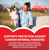 OZIPCO Ivermectin Horse Paste 1.87% | Apple Flavor – 6.08g Syringe for Equine Use Only Up to 1250 LB (4-Pack)