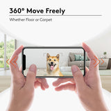 Youpet Pet Cameras with Phone App 15 Days Long Standby Pet Robot for Dog Treat Dispenser Feeder 1080P Full HD Dog Robot Camera 360°Move Freely 2-Way Audio (2.4G WiFi ONLY, No Bluetooth)