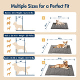 Vagascape Dog Pad (48"x28") - Waterproof Heated Mat & Pet Bed for Indoor and Outdoor Use, Chew Resistant Cord, Machine Washable Cover with Wheat Pattern Quilting, for Cats and Pets