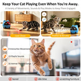 onlypet Pet Camera Robot, 2K Pet Camera Indoor with Phone App for Cat & Dog