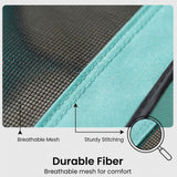 Cat Dryer, 20.5" x 15.7" x 20.5" Foldable Pet Dryer Box, Prevents Post-Bath Fur Scattering, Scratching and Biting Owner, for Cats and Small to Medium Dogs (Green)