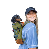 K9 Sport Sack Urban 3 - Small, Leafy - Ideal for Dogs with 13-16” Back Length - Dual-Use, Backpack-Style Carrier + Everyday Pack
