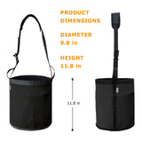 MIYABALA Horse Feed Bag, Nylon Mesh Grain Horse Feed Bucket with Adjustable Strap Comfortable Neck Pad Nose Pad and Waterproof Bottom