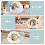 Ageanbri Pet Dryer Box for Cats and Small Dogs Within 7.5kg/16.53lbs, 5-90Minute Drying, 45dB Ultra Quiet Automatic Cat Dryer Box, 360° Full Body Drying with Light Safe Door Lock and Screen Display