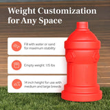 Lovewag Fire Hydrant Leg-Lifting Pee Post for Male Dogs, Red, 8x14